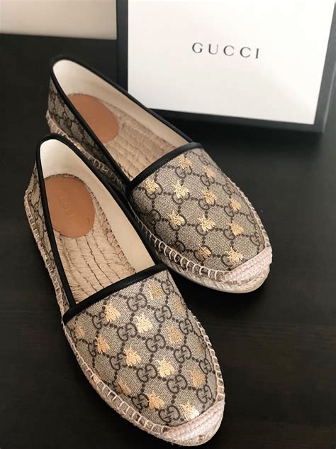 gucci bumblebee espadrilles|gucci espadrille sandals.